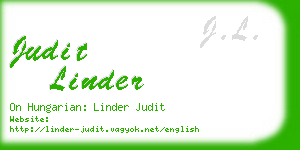 judit linder business card